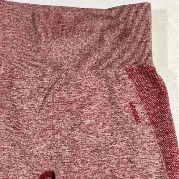 Gymshark Leggings Red Marled Compression XSmall Women’s - Picture 7 of 11